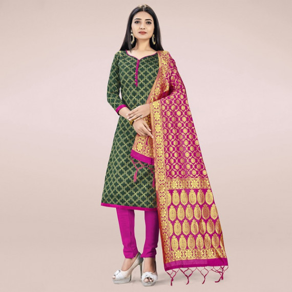 https://www.wavique.com/products/green-pink-unstitched-dress-material