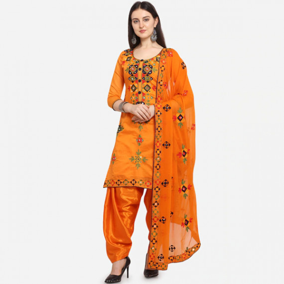 https://www.wavique.com/products/women-orange-unstitched-dress-material