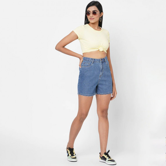 https://www.wavique.com/products/women-blue-slim-fit-high-rise-denim-shorts