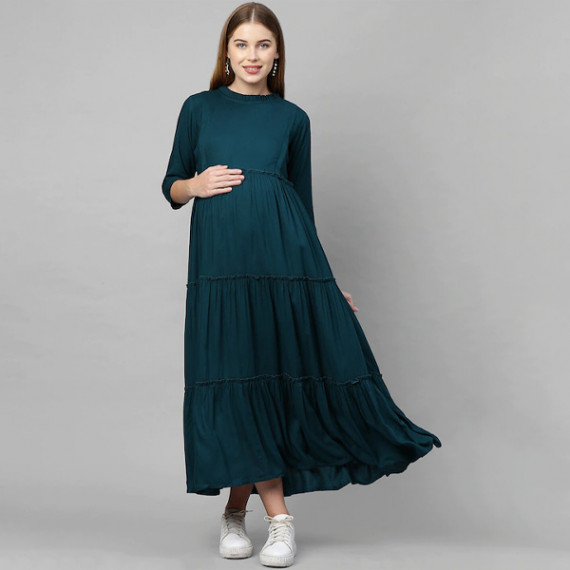https://www.wavique.com/products/teal-green-maternity-maxi-nursing-dress