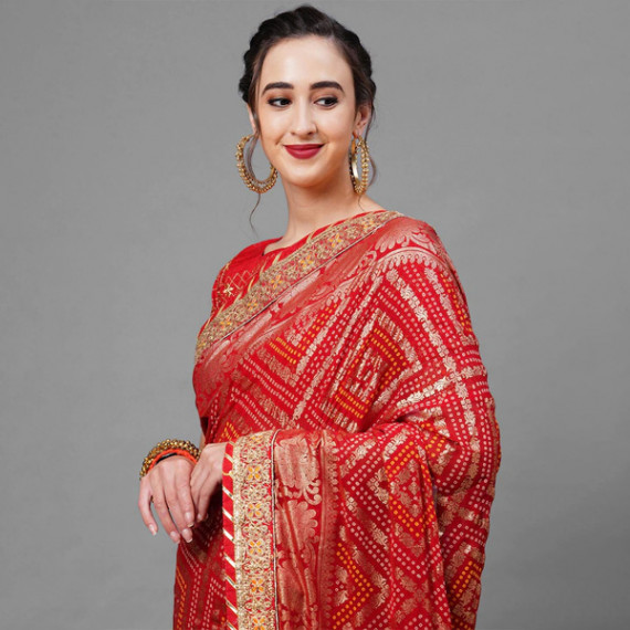https://www.wavique.com/products/red-gold-toned-woven-design-bandhani-saree